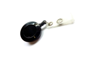 Black Mini Yo-Yo Retractable Badge Reel