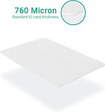 Blank White PVC Cards Premier 760 Micron CR80