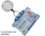 Heavy Duty Reel with Nylon Cord and Retractable Keyring Badge Pass ID card Holder