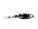 Black Premier Reel with Belt Clip