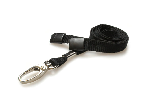 Black Lanyard with Lobster Clip