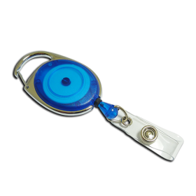 Blue Premier Yo-Yo Badge Reel