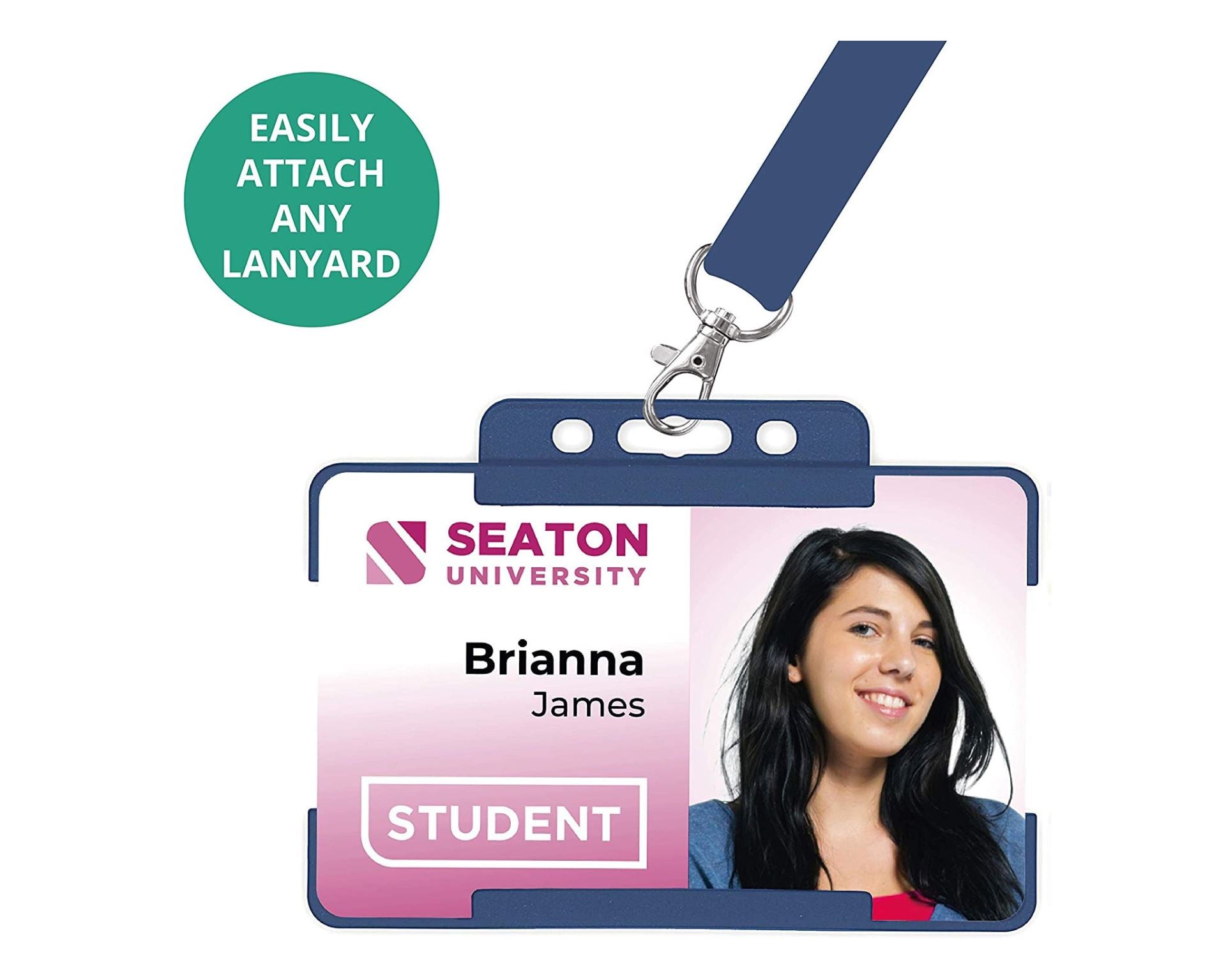 Two-Sided ID Badge Holder]