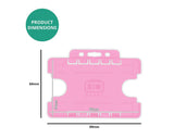 Pink Biodegradable Double ID Card Holder