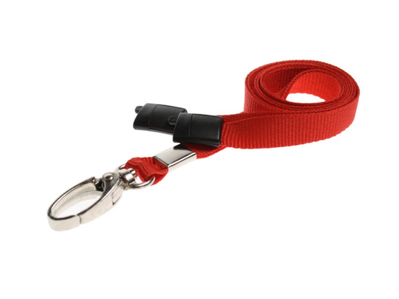 Red Lanyard with Lobster Clip