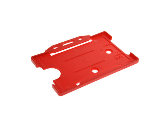 Red Single Sided Biodegradable ID Card Holder