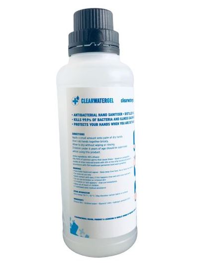 Pack of 30 - 500ml refill bottle - Hand Sanitizer Liquid 80% Alcohol-Based